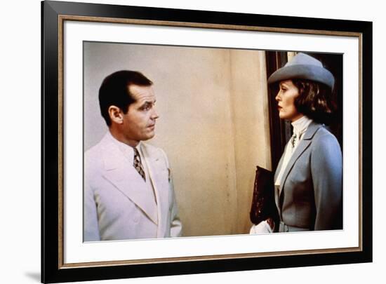 CHINATOXN, 1974 directed by ROMAN POLANSKI Jack Nicholson and Faye Dunaway (photo)-null-Framed Photo