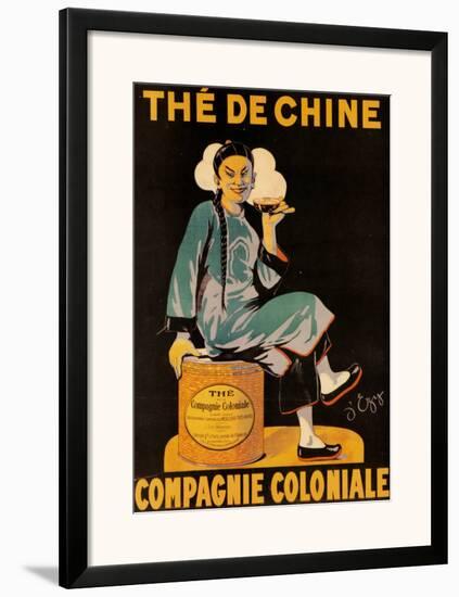 Chine Compagnie Coloniale-Dezy-Framed Art Print