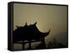 Chineese Pavillon During Sunset, China-Ryan Ross-Framed Stretched Canvas