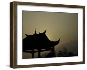 Chineese Pavillon During Sunset, China-Ryan Ross-Framed Photographic Print