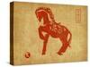 Chinese 2014 For Year Of Horse Design, Words Mean Happy New Year-kenny001-Stretched Canvas