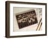 Chinese Abacus with Brushes, China-Keren Su-Framed Photographic Print