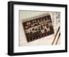 Chinese Abacus with Brushes, China-Keren Su-Framed Photographic Print