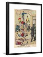 Chinese Acrobats, Arrest-null-Framed Art Print