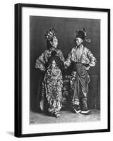 Chinese Actors, circa 1870-John Thomson-Framed Giclee Print