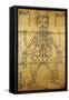 Chinese Acupuncture Chart Printed In Japan-Okamoto Ippo-Framed Stretched Canvas
