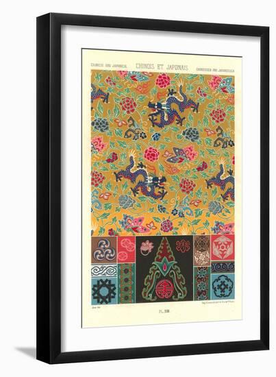 Chinese and Japanese Deisgns-null-Framed Art Print