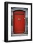 Chinese Antique Door in Beijing Hutong-long8614-Framed Photographic Print