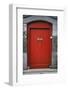 Chinese Antique Door in Beijing Hutong-long8614-Framed Photographic Print