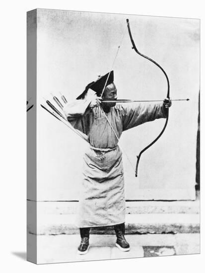 Chinese Archer, circa 1870-John Thomson-Stretched Canvas