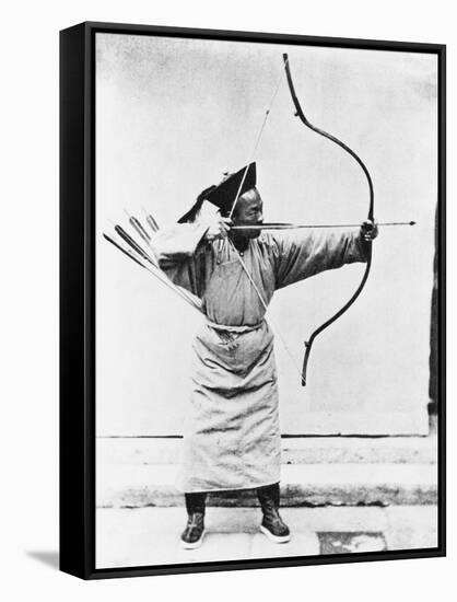 Chinese Archer, circa 1870-John Thomson-Framed Stretched Canvas