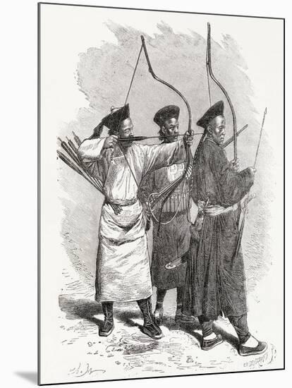 Chinese Archers, 1878-null-Mounted Giclee Print