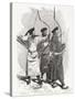 Chinese Archers, 1878-null-Stretched Canvas