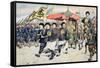 Chinese Army in Manchuria (Oct 1904) Russo-Japanese War-null-Framed Stretched Canvas