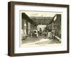 Chinese Barbers-null-Framed Giclee Print