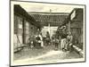 Chinese Barbers-null-Mounted Giclee Print