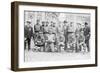 Chinese Baseball Team from Hawaii in Team Portrait-null-Framed Art Print