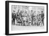 Chinese Baseball Team from Hawaii in Team Portrait-null-Framed Art Print