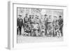 Chinese Baseball Team from Hawaii in Team Portrait-null-Framed Art Print