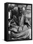 Chinese Begging Monk-null-Framed Stretched Canvas