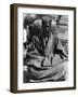 Chinese Begging Monk-null-Framed Photographic Print