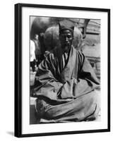 Chinese Begging Monk-null-Framed Photographic Print