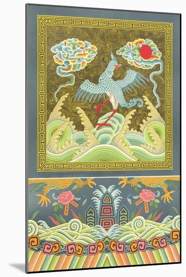 Chinese Bird Design-Racinet-Mounted Art Print
