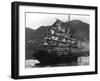 Chinese Boat in a Harbour, 20th Century-null-Framed Giclee Print