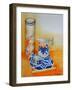 Chinese Bowl and Tile,1999-Joan Thewsey-Framed Giclee Print