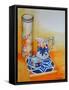 Chinese Bowl and Tile,1999-Joan Thewsey-Framed Stretched Canvas