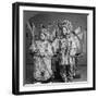 Chinese Bride and Bridegroom, Canton, China, Late 19th or Early 20th Century-null-Framed Photographic Print