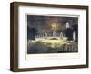 Chinese Bridge in St James's Park, in Celebration of the Glorious Peace of 1814-Frederick Calvert-Framed Giclee Print