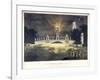 Chinese Bridge in St James's Park, in Celebration of the Glorious Peace of 1814-Frederick Calvert-Framed Giclee Print