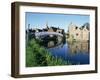 Chinese Bridge on Great Ouse River, Godmanchester Huntingdon, Cambridgeshire, England-David Hughes-Framed Photographic Print