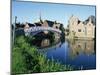 Chinese Bridge on Great Ouse River, Godmanchester Huntingdon, Cambridgeshire, England-David Hughes-Mounted Photographic Print