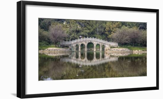 Chinese Bridge over Green Lake in Kunming, China-Darrell Gulin-Framed Photographic Print