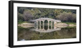 Chinese Bridge over Green Lake in Kunming, China-Darrell Gulin-Framed Photographic Print