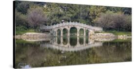 Chinese Bridge over Green Lake in Kunming, China-Darrell Gulin-Stretched Canvas