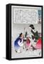 Chinese Cartoon, C1895-Kiyochika Kobayashi-Framed Stretched Canvas