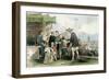 Chinese Cat Merchants, from "China in a Series of Views" by George Newenham Wright 1843-Thomas Allom-Framed Giclee Print