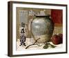 Chinese Ceramic with Apples-Pascal Lionnet-Framed Art Print