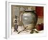 Chinese Ceramic with Apples-Pascal Lionnet-Framed Art Print