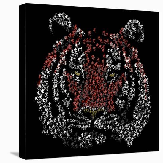 Chinese Character Tiger-null-Stretched Canvas
