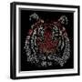 Chinese Character Tiger-null-Framed Giclee Print