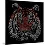 Chinese Character Tiger-null-Mounted Giclee Print