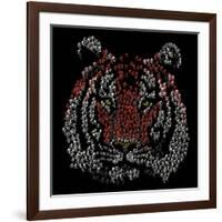 Chinese Character Tiger-null-Framed Giclee Print