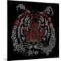 Chinese Character Tiger-null-Mounted Giclee Print