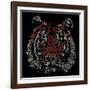 Chinese Character Tiger-null-Framed Giclee Print