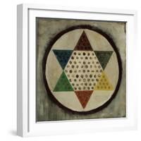 Chinese Checkers-Clayton Rabo-Framed Giclee Print