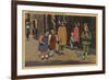 Chinese Children in Chinatown - San Francisco, CA-Lantern Press-Framed Art Print